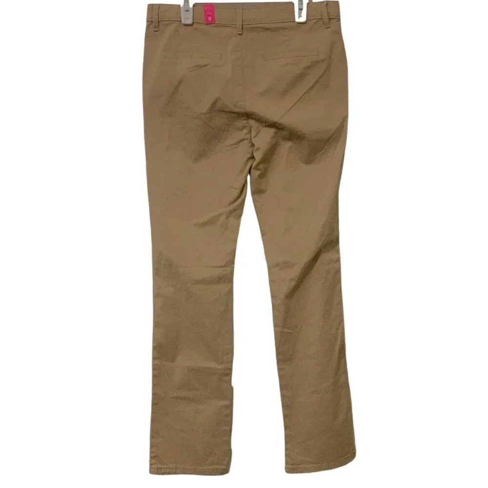 Childrens Place Girls Uniform Khakis Size 12 Skinny Adjustable Waist Stretch